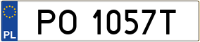 Truck License Plate